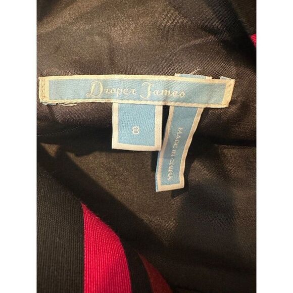 Draper James Collection Cabernet Stripe Dress Size 8 - Picture 7 of 11